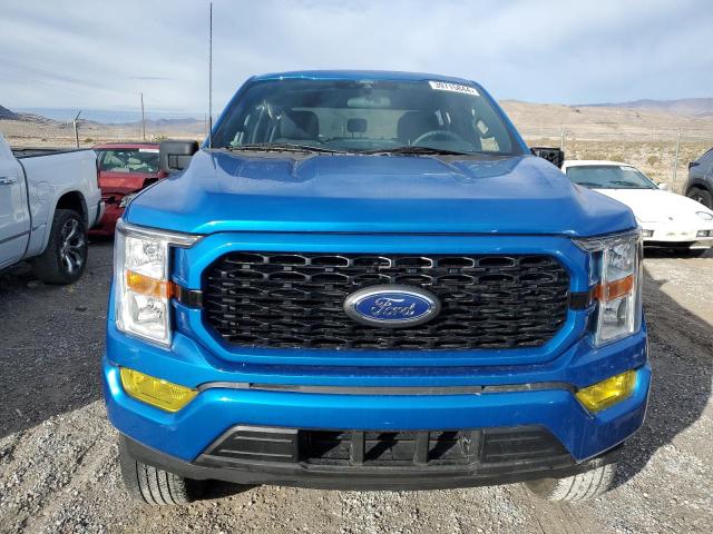 1FTEW1CP2MFD01567 - 2021 FORD F150 SUPERCREW BLUE photo 5