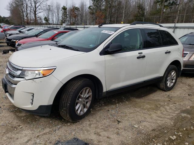 2FMDK3GC0DBE15509 - 2013 FORD EDGE SE WHITE photo 1