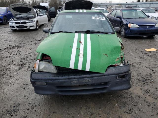 2C1MR2461M6756092 - 1991 GEO METRO BASE GREEN photo 5