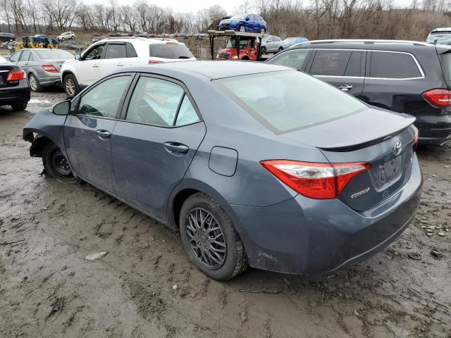 5YFBURHE4GP470856 - 2016 TOYOTA COROLLA L GRAY photo 2