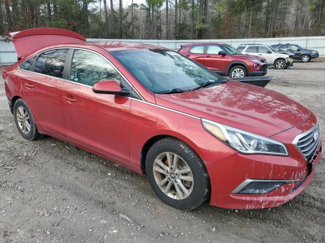 5NPE24AFXHH445211 - 2017 HYUNDAI SONATA SE RED photo 4