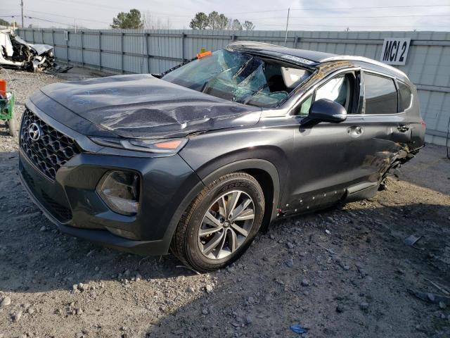 5NMS53AD0LH190383 - 2020 HYUNDAI SANTA FE LIMITED GRAY photo 1