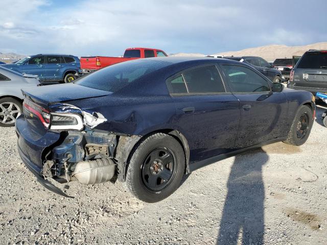 2C3CDXATXGH136746 - 2016 DODGE CHARGER POLICE BLUE photo 3