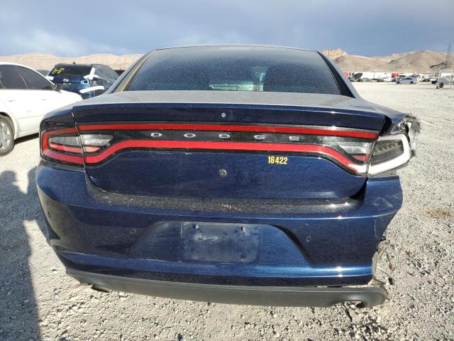 2C3CDXATXGH136746 - 2016 DODGE CHARGER POLICE BLUE photo 6