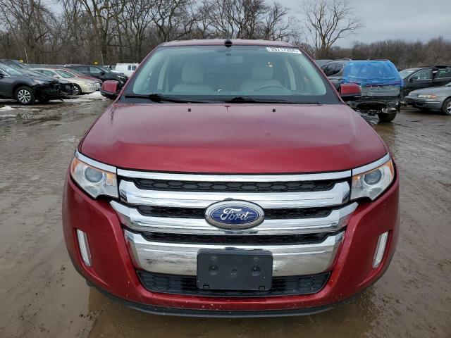 2FMDK3KC4DBC70403 - 2013 FORD EDGE LIMITED RED photo 5