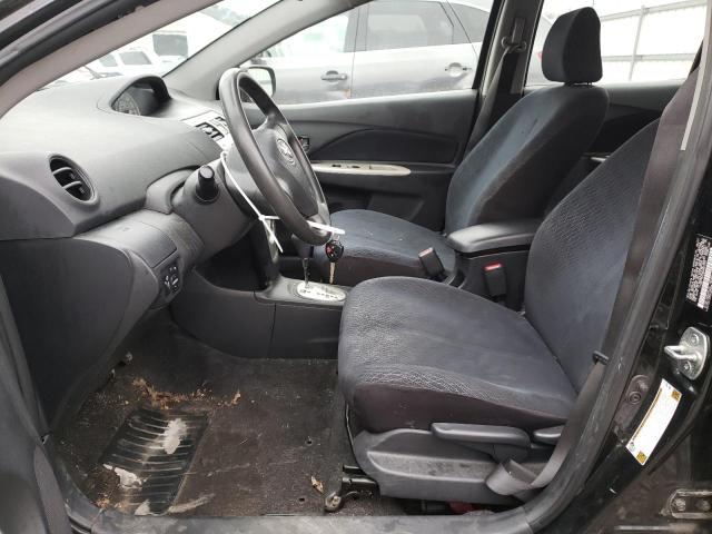 JTDBT903384007270 - 2008 TOYOTA YARIS BLACK photo 7