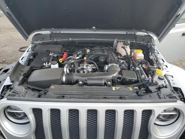 1C4HJXEG4NW260999 - 2022 JEEP WRANGLER U SAHARA SILVER photo 11