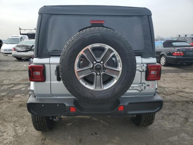 1C4HJXEG4NW260999 - 2022 JEEP WRANGLER U SAHARA SILVER photo 6