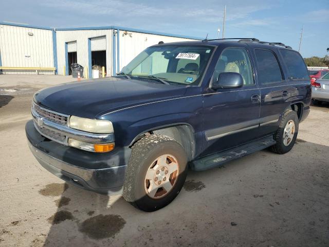 1GNEC13T25R132275 - 2005 CHEVROLET TAHOE C1500 BLUE photo 1