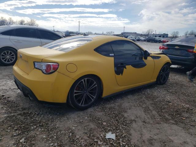 JF1ZCAC13E9605986 - 2014 SUBARU BRZ 2.0 LIMITED YELLOW photo 3