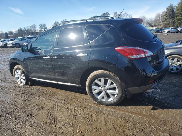 JN8AZ1MW9CW212335 - 2012 NISSAN MURANO S BLACK photo 2