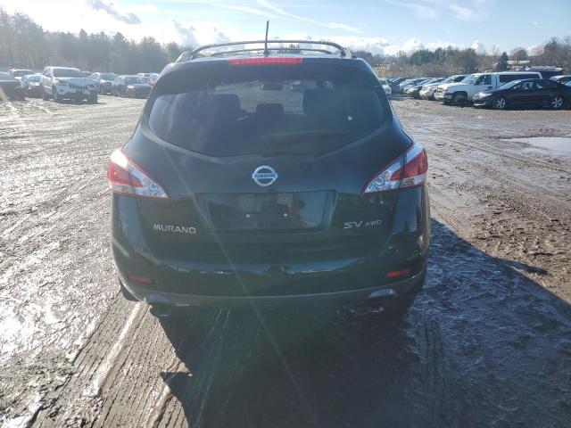 JN8AZ1MW9CW212335 - 2012 NISSAN MURANO S BLACK photo 6