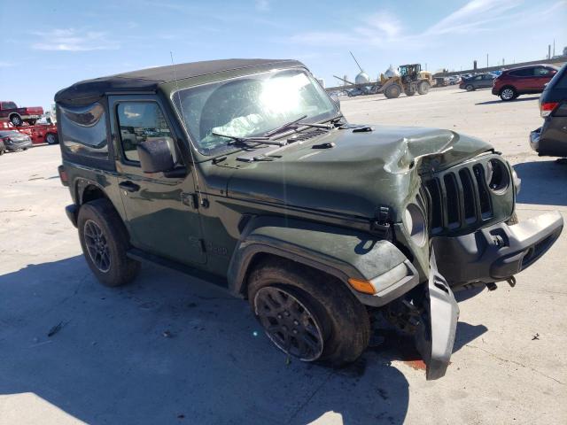 1C4HJXAG4MW739105 - 2021 JEEP WRANGLER SPORT GREEN photo 4