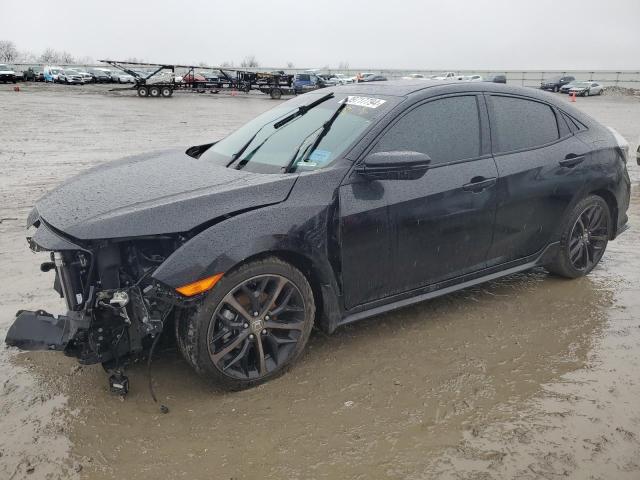 SHHFK7H94MU204208 - 2021 HONDA CIVIC SPORT TOURING BLACK photo 1