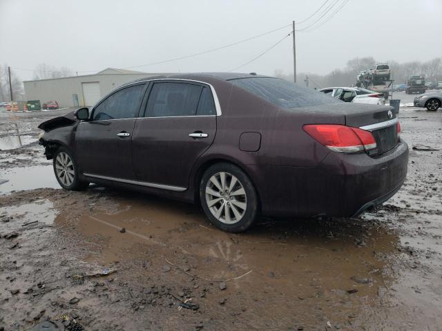 4T1BK3DB2BU436579 - 2011 TOYOTA AVALON BASE BURGUNDY photo 2