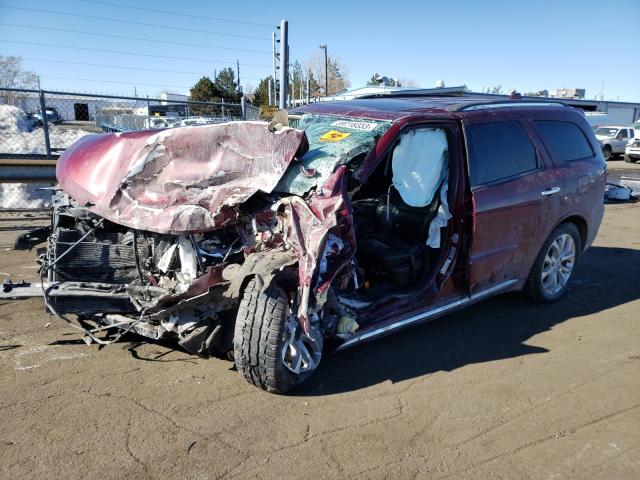 1C4RDJEG2HC659831 - 2017 DODGE DURANGO CITADEL MAROON photo 1