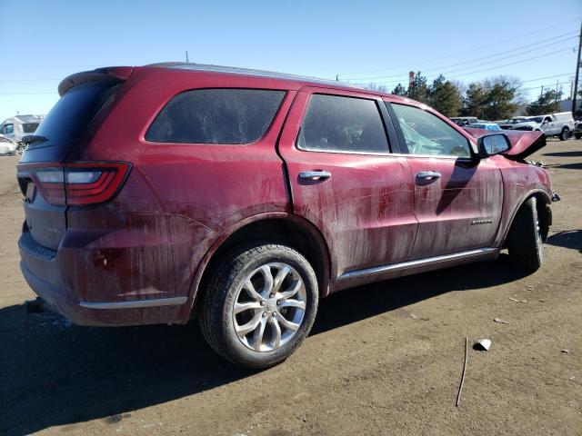 1C4RDJEG2HC659831 - 2017 DODGE DURANGO CITADEL MAROON photo 3