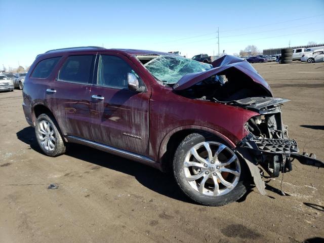 1C4RDJEG2HC659831 - 2017 DODGE DURANGO CITADEL MAROON photo 4