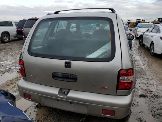 KNDJA7237W5557131 - 1998 KIA SPORTAGE SILVER photo 6