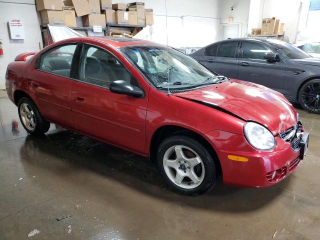 1B3ES56C94D622109 - 2004 DODGE NEON SXT RED photo 4