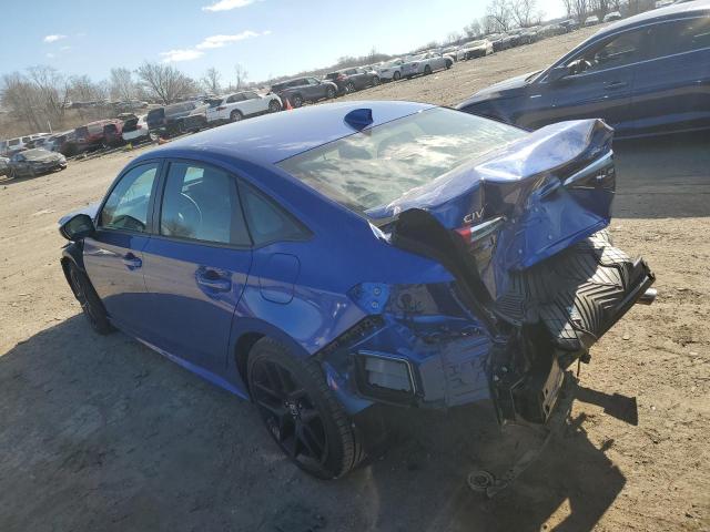 2HGFE2F57NH605096 - 2022 HONDA CIVIC SPORT 蓝色 照片 2