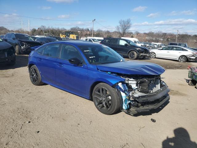 2HGFE2F57NH605096 - 2022 HONDA CIVIC SPORT 蓝色 照片 4