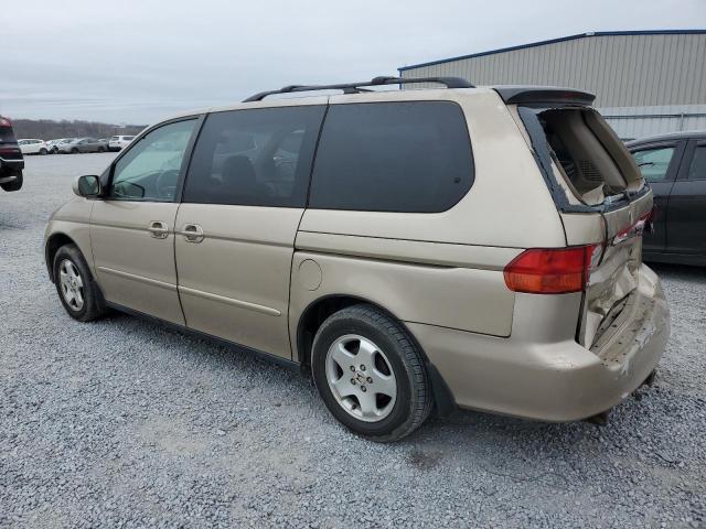 2HKRL18621H540435 - 2001 HONDA ODYSSEY EX TAN photo 2