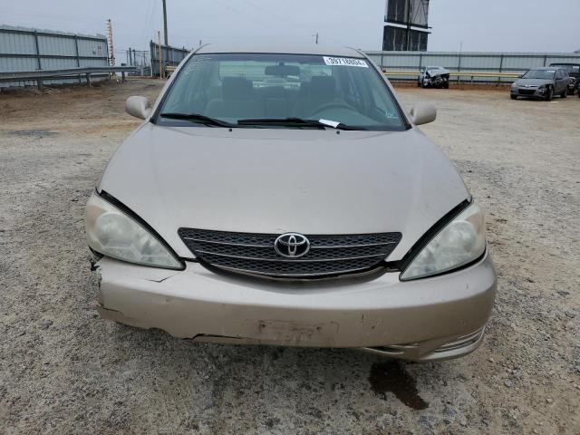 4T1BE30K53U710260 - 2003 TOYOTA CAMRY LE BEIGE photo 5