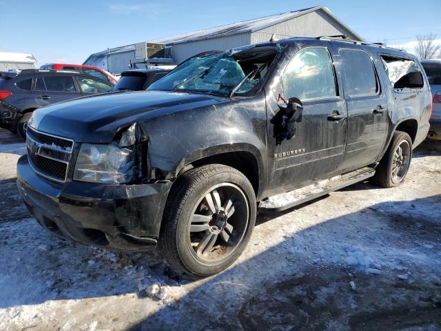 1GNSKJE38BR349392 - 2011 CHEVROLET SUBURBAN K1500 LT BLACK photo 1