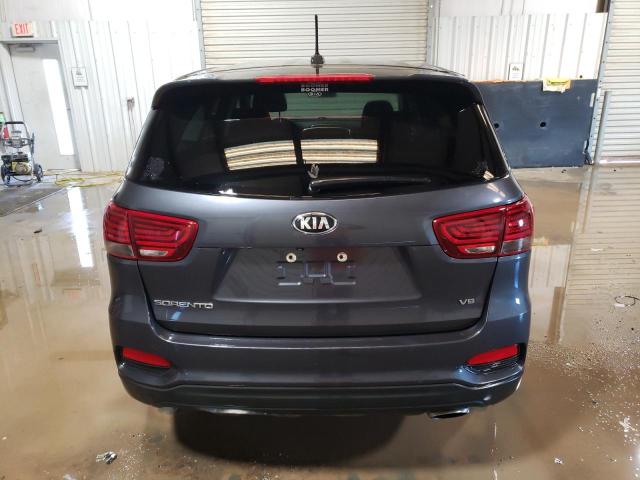 5XYPG4A54KG482156 - 2019 KIA SORENTO LX GRAY photo 6