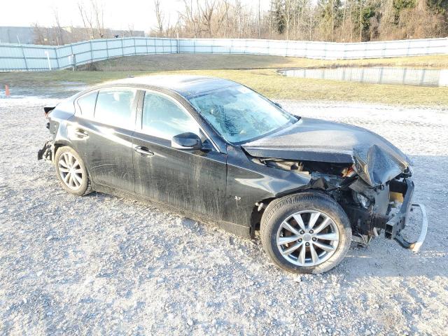 JN1BV7ARXEM699768 - 2014 INFINITI Q50 BASE BLACK photo 4