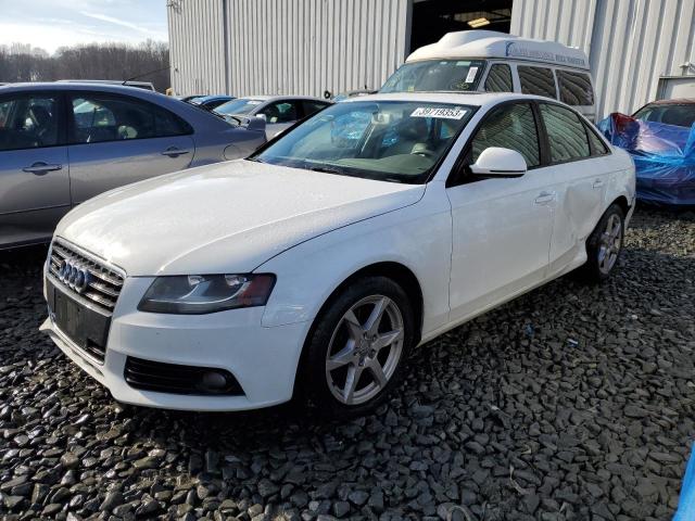 WAULF78K39N025708 - 2009 AUDI A4 2.0T QUATTRO WHITE photo 1