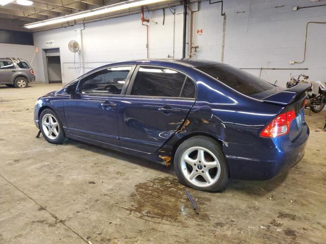 1HGFA16556L056766 - 2006 HONDA CIVIC LX BLUE photo 2