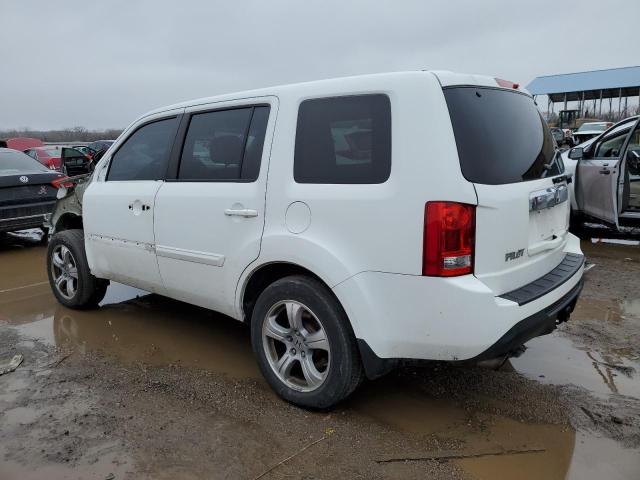 5FNYF4H56DB075642 - 2013 HONDA PILOT EXL WHITE photo 2