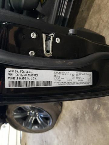 1C6RR7GG6NS224868 - 2022 RAM 1500 CLASS SLT შავი ფოტო 12