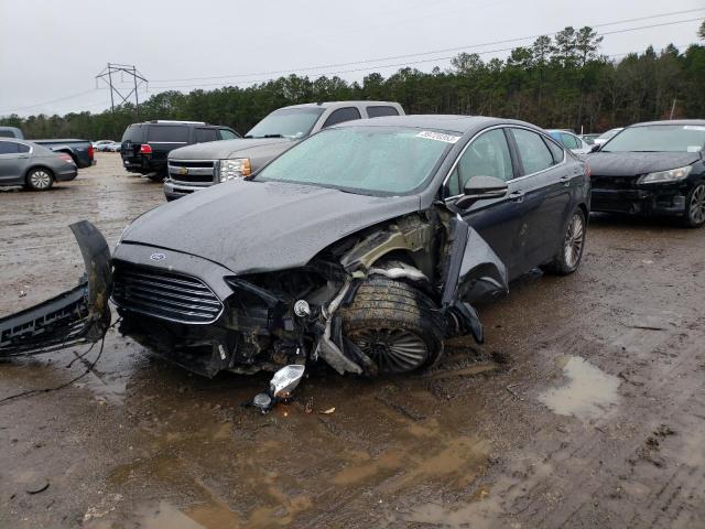 3FA6P0K99GR391523 - 2016 FORD FUSION TITANIUM GRAY photo 1