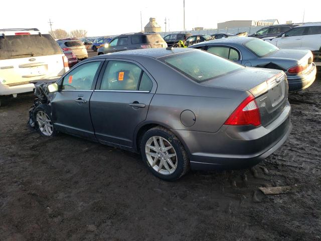 3FAHP0JG2AR288167 - 2010 FORD FUSION SEL GRAY photo 2