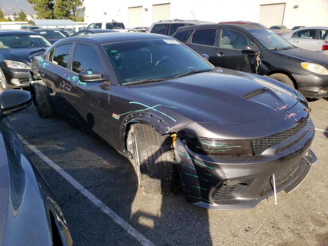 2C3CDXGJ8MH537892 - 2021 DODGE CHARGER SCAT PACK GRAY photo 4