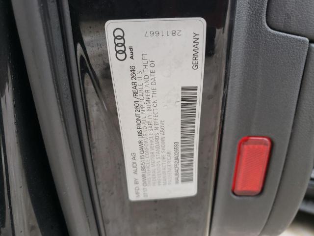 WAUB4CF52JA026593 - 2018 AUDI S5 PREMIUM PLUS შავი ფოტო 12