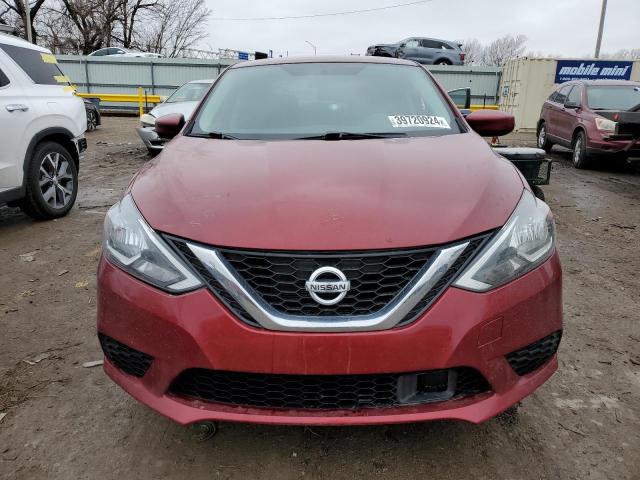 3N1AB7AP5KY247089 - 2019 NISSAN SENTRA S RED photo 5
