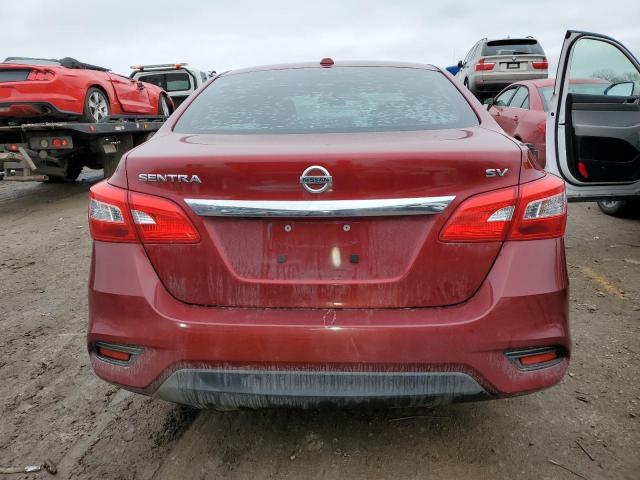 3N1AB7AP5KY247089 - 2019 NISSAN SENTRA S RED photo 6