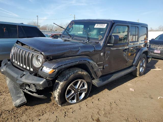1C4HJXEGXMW507487 - 2021 JEEP WRANGLER U SAHARA GRAY photo 1