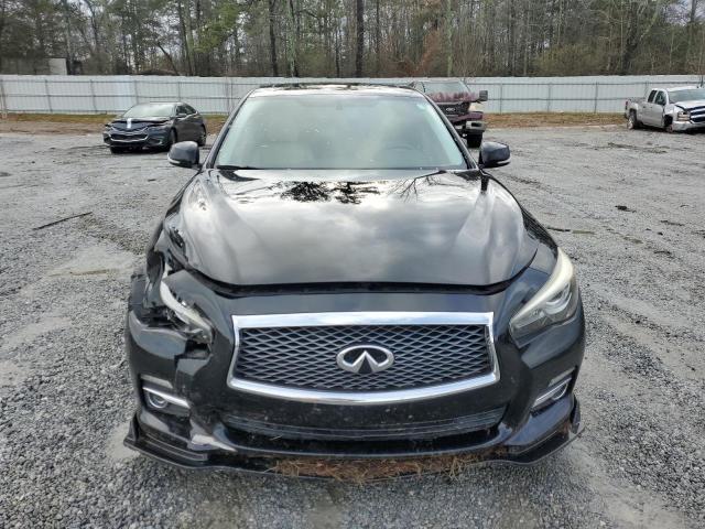 JN1BV7AR8EM702909 - 2014 INFINITI Q50 BASE BLACK photo 5