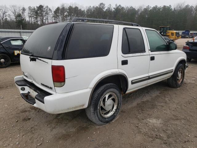 1GNDT13W91K252731 - 2001 CHEVROLET BLAZER LT WHITE photo 3