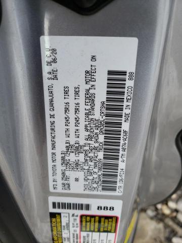 3TYSZ5AN9LT002289 - 2020 TOYOTA TACOMA ACCESS CAB ნაცრისფერი ფოტო 13