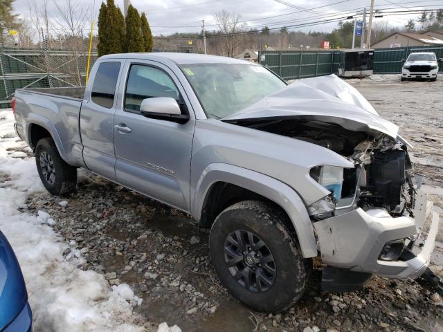 3TYSZ5AN9LT002289 - 2020 TOYOTA TACOMA ACCESS CAB ნაცრისფერი ფოტო 4