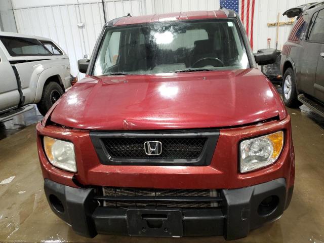 5J6YH28776L010048 - 2006 HONDA ELEMENT EX MAROON photo 5