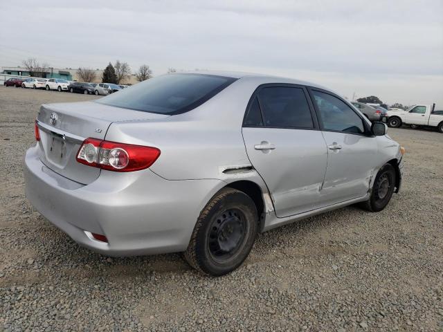 2T1BU4EE9BC647367 - 2011 TOYOTA COROLLA BASE SILVER photo 3