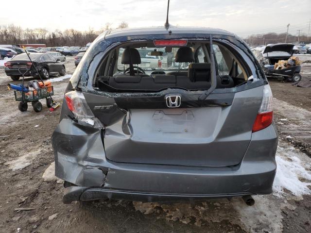 JHMGE8H39CS004004 - 2012 HONDA FIT GRAY photo 6