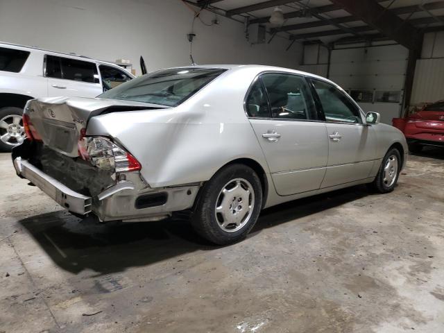 JTHBN30F320086647 - 2002 LEXUS LS 430 SILVER photo 3